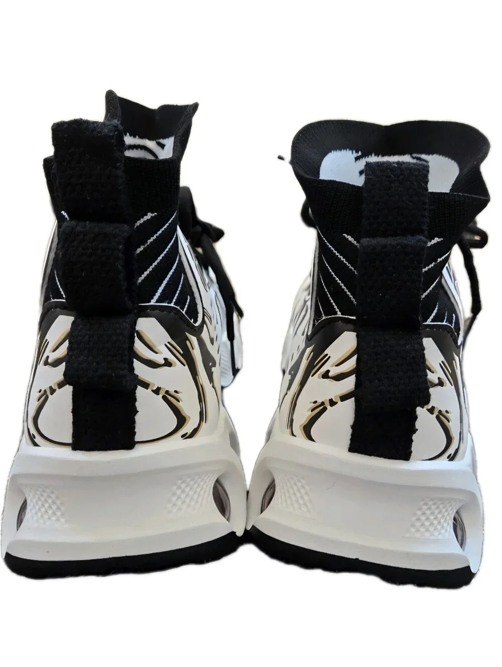 GSSZO HighTop Cushioned Basketball Shoes -White/Red/Black Three-Color Men's 11 - Picture 6 of 9